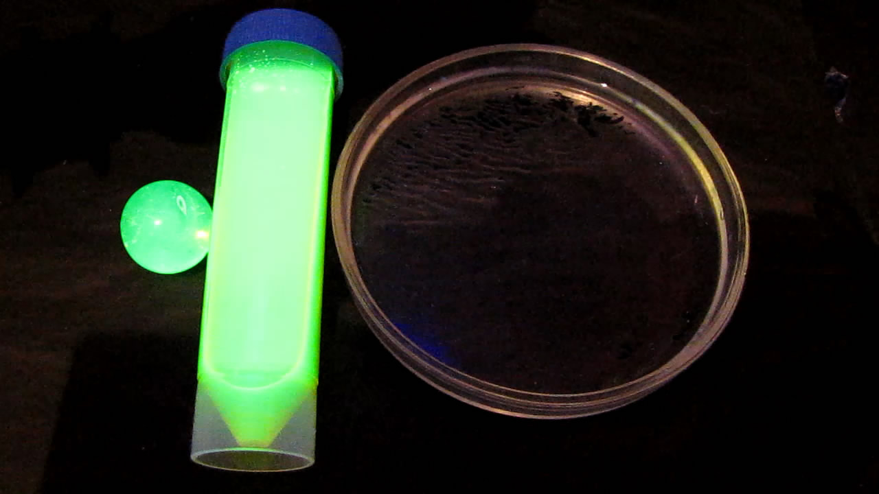 portable black light for uranium glass