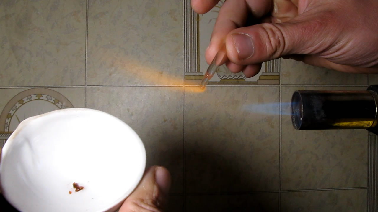   (       ). Borax bead tests (using glass rod instead of platinum wire)