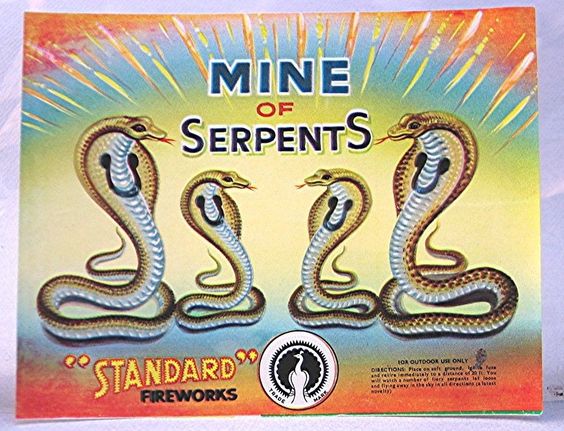  .  Pharaoh's serpents