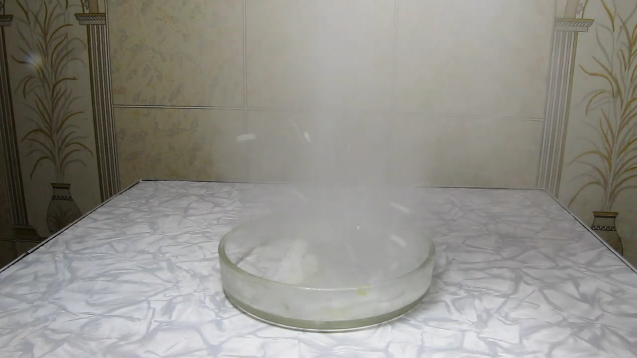      ( ). Sodium thiosulphate and hydrogen peroxide (chemical geyser)
