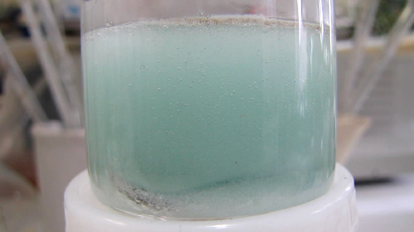         . Reduction of potassium permanganate by aluminium and lithium hydroxide