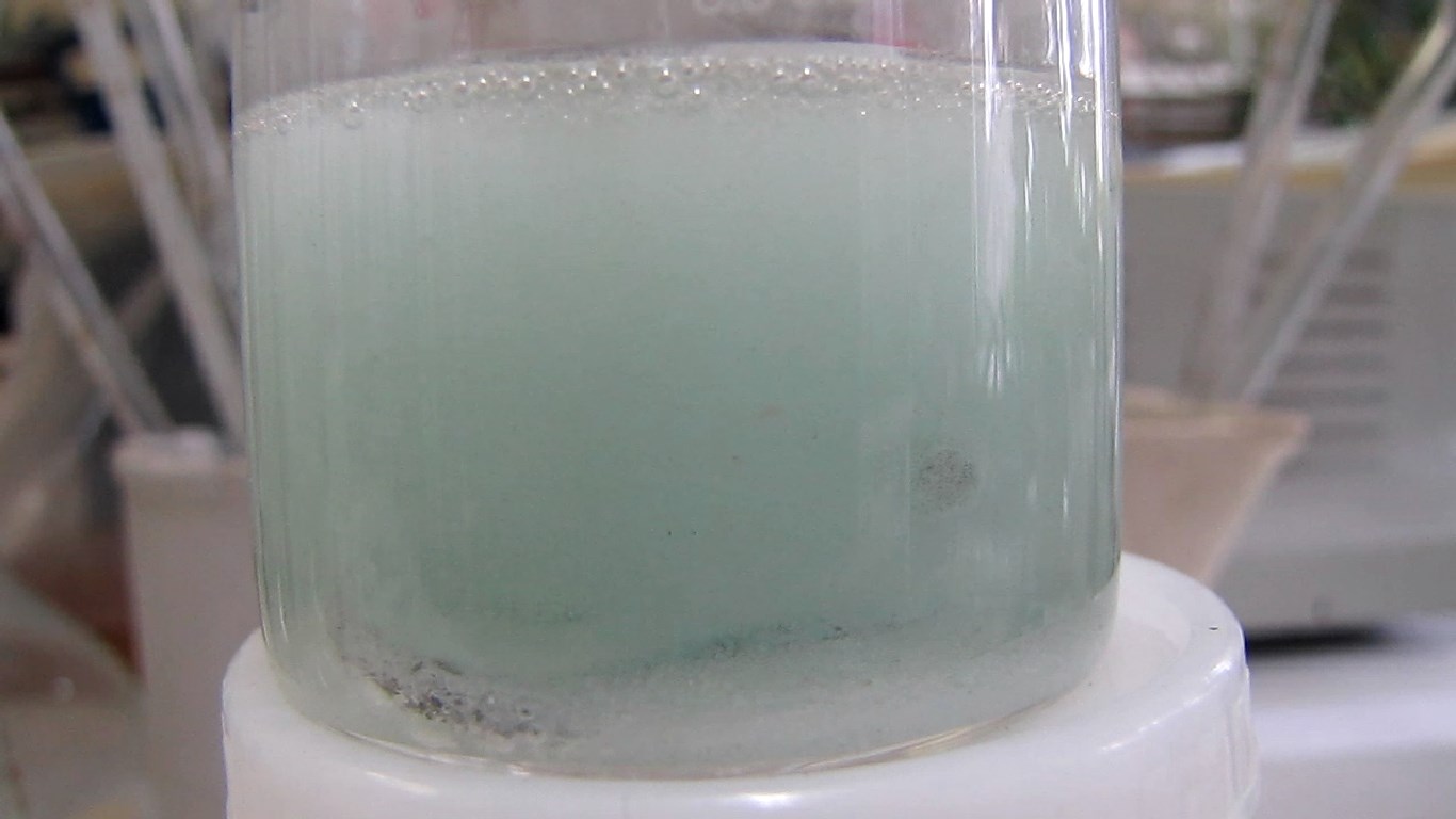         . Reduction of potassium permanganate by aluminium and lithium hydroxide