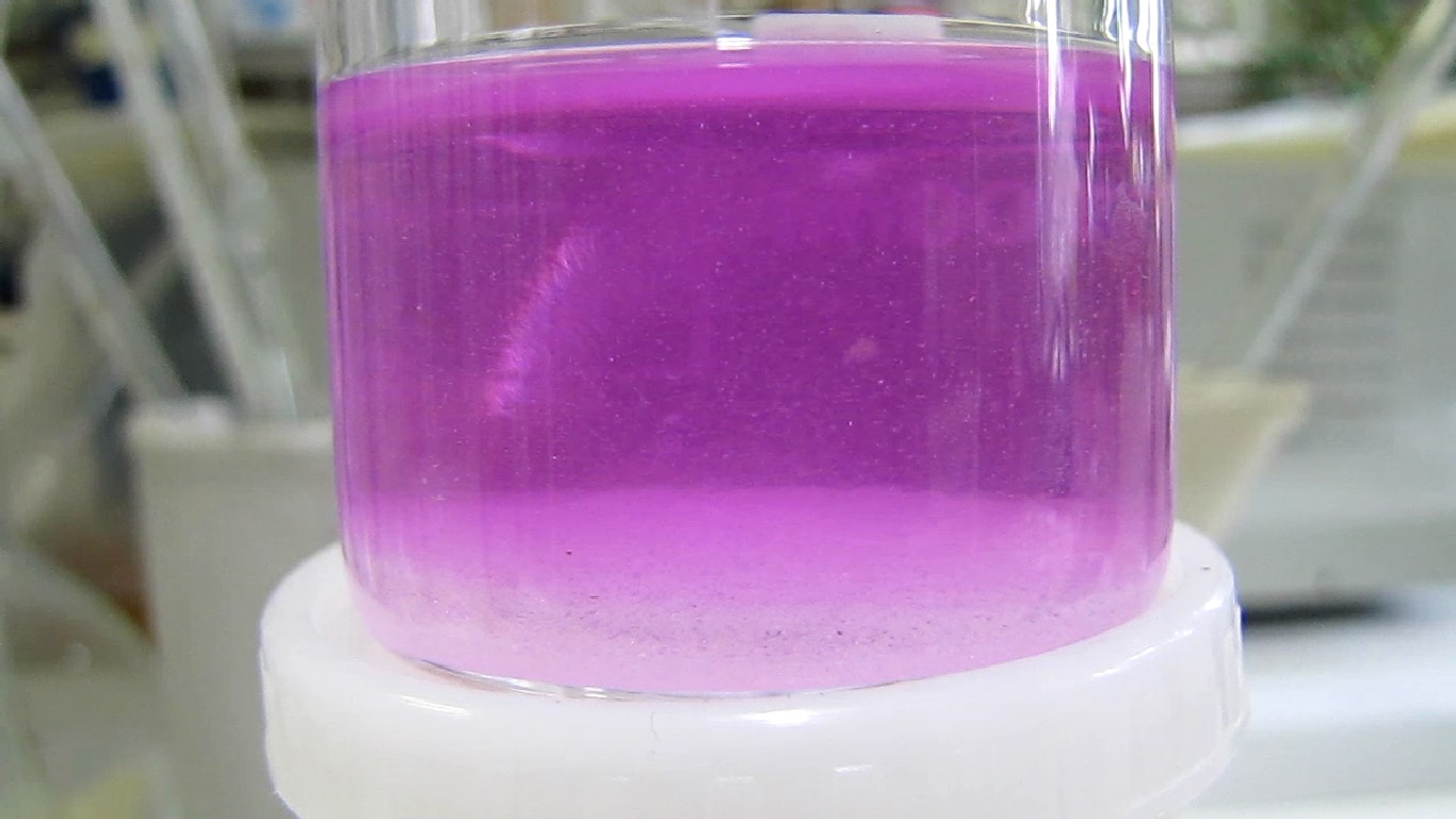         . Reduction of potassium permanganate by aluminium and lithium hydroxide