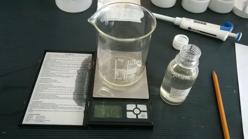     . Rotational viscometer and detergents