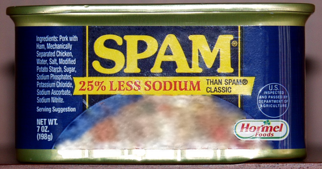    (SPAM). Origin of word ''SPAM''