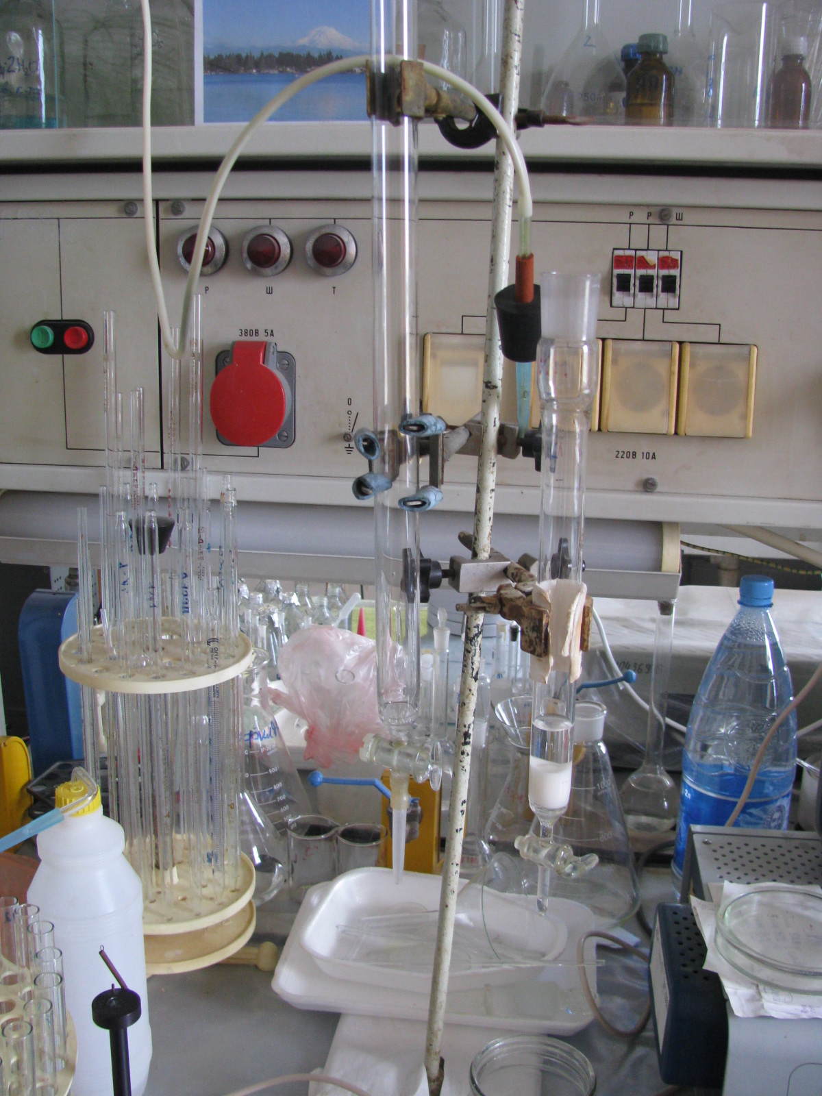     . Eating food in chemistry lab
