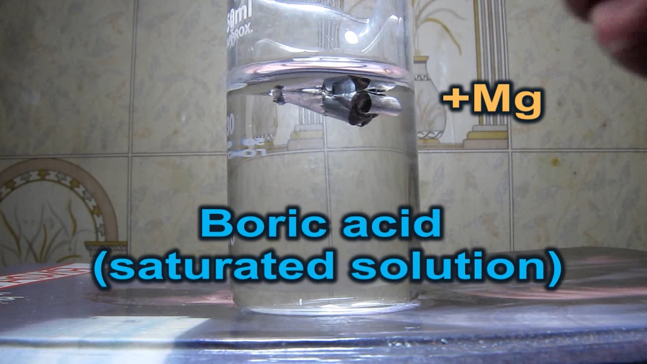  ,   . Boric acid, magnesium and glycerol