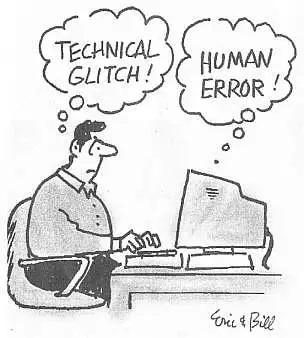 human error and computers