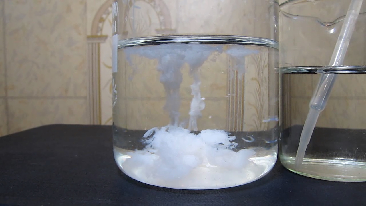 Potassium aluminate and sodium bicarbonate