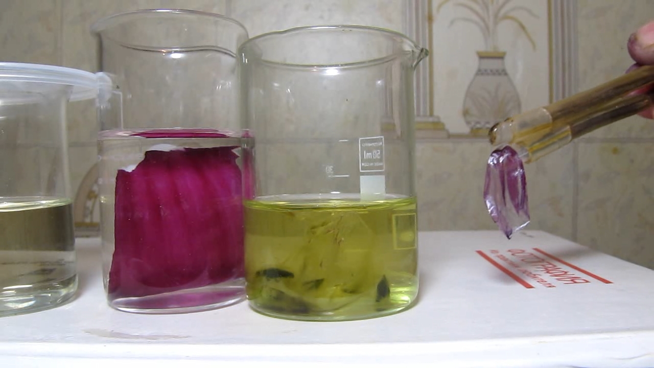 Red onion, ammonia and nitric acid