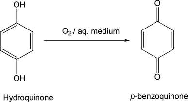 Hydroquinone oxidation
