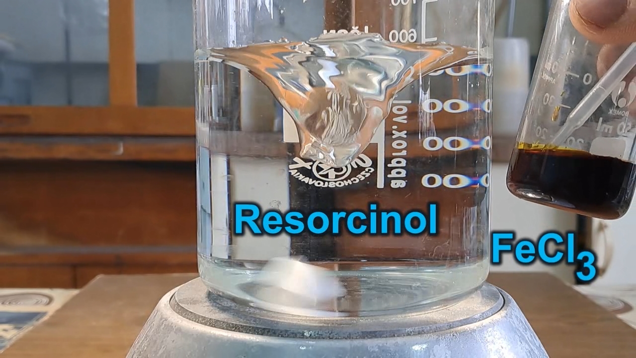 Reaction of Resorcinol and Iron(III) Chloride
