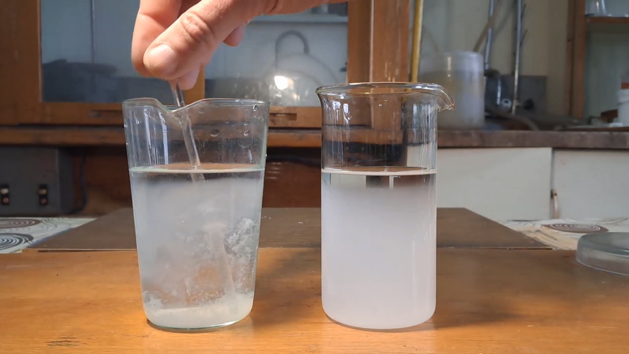 Barium Sulfate, Calcium Carbonate, and Hydrochloric Acid