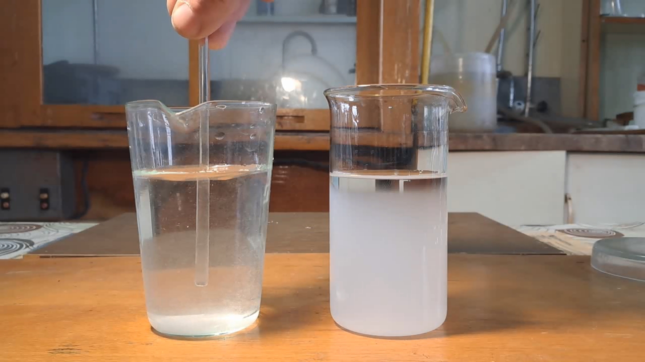 Barium Sulfate, Calcium Carbonate, and Hydrochloric Acid