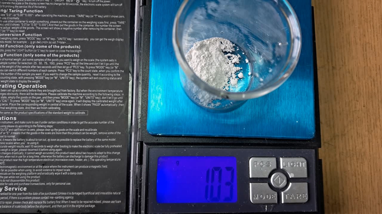 Dissolving Calcium Sulfate in Water