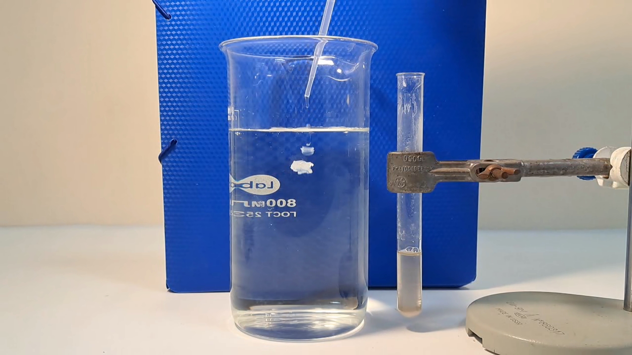 Precipitation of Barium Sulfate from Solution by Adding Water