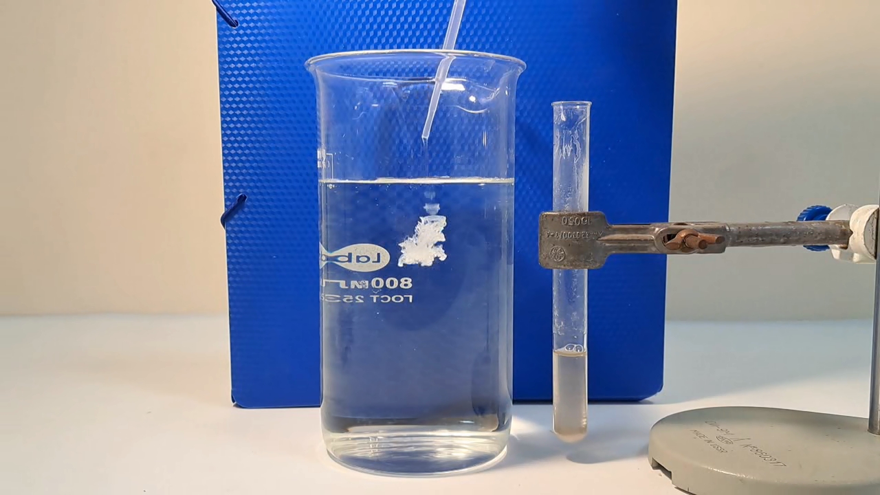 Precipitation of Barium Sulfate from Solution by Adding Water