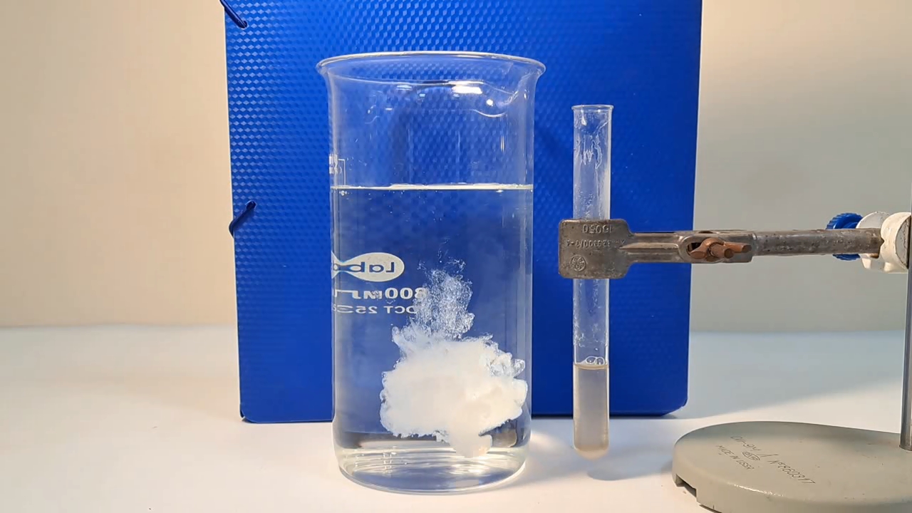 Precipitation of Barium Sulfate from Solution by Adding Water