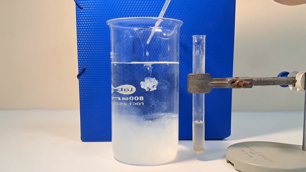 Precipitation of Barium Sulfate from Solution by Adding Water