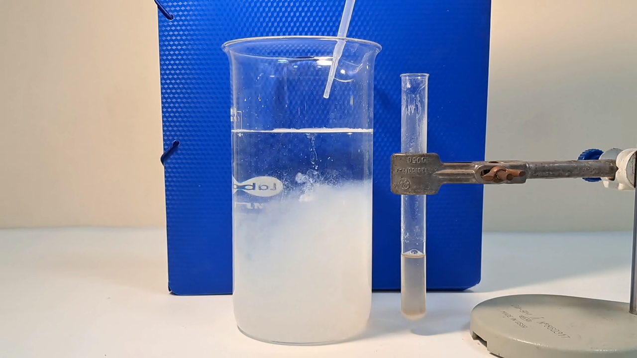 Precipitation of Barium Sulfate from Solution by Adding Water