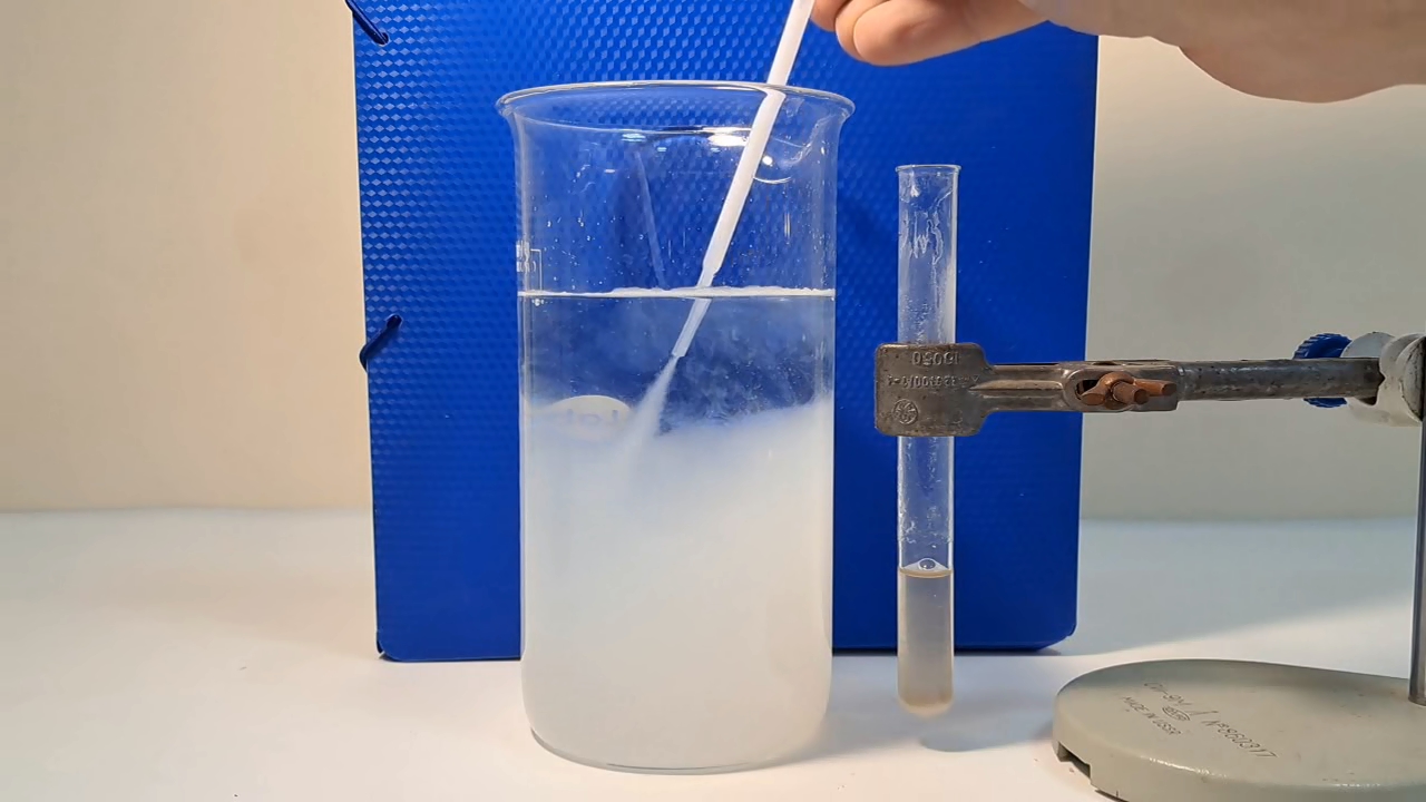 Precipitation of Barium Sulfate from Solution by Adding Water