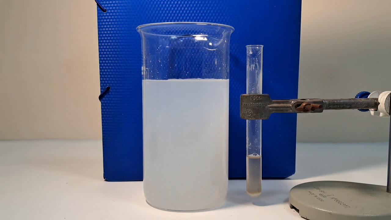 Precipitation of Barium Sulfate from Solution by Adding Water