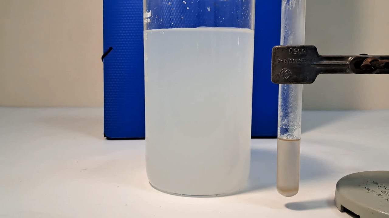 Precipitation of Barium Sulfate from Solution by Adding Water