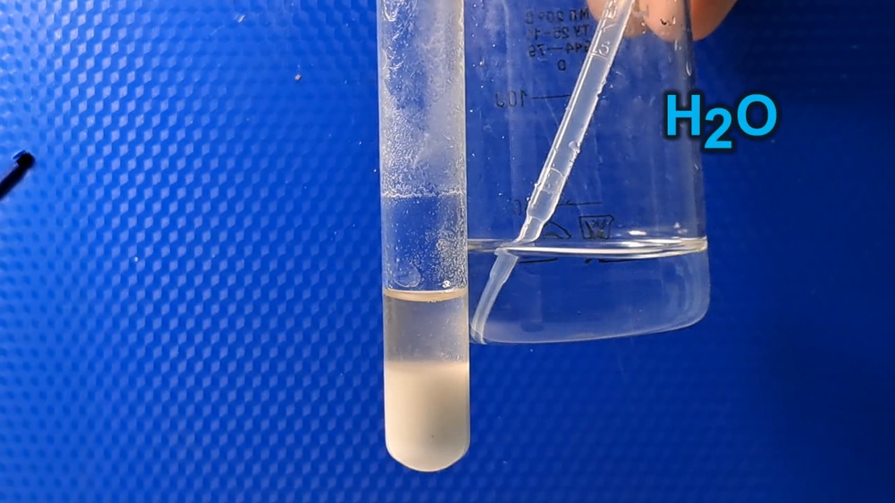 Precipitation of Barium Sulfate from Solution by Adding Water