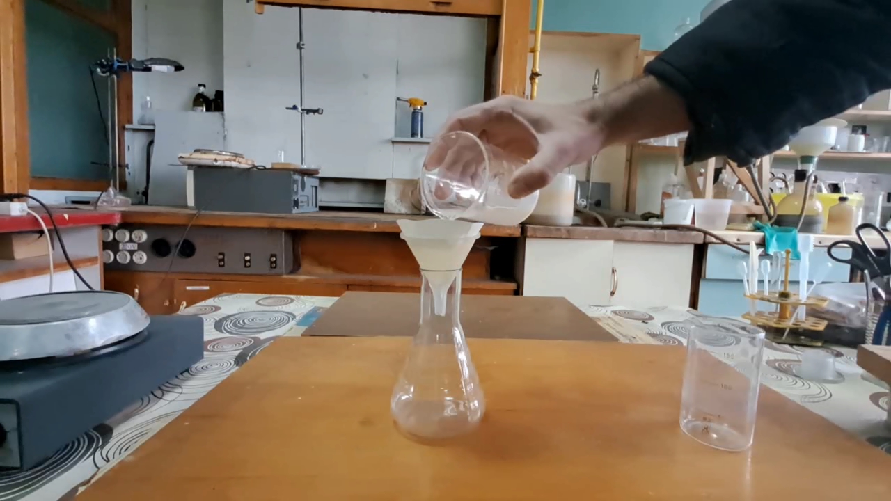 Reaction of Barium Sulfate with Sodium Carbonate (Experiment)