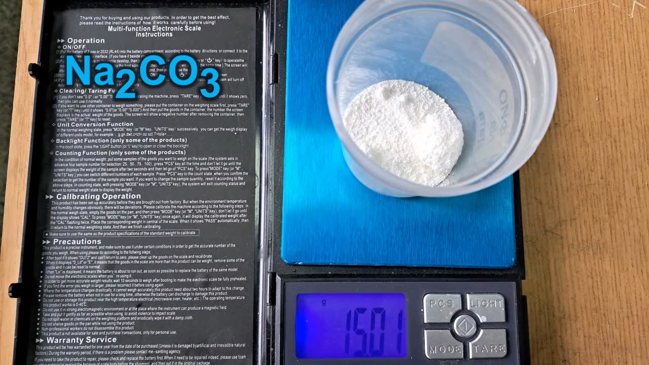 Reaction of Barium Sulfate with Sodium Carbonate (Experiment)