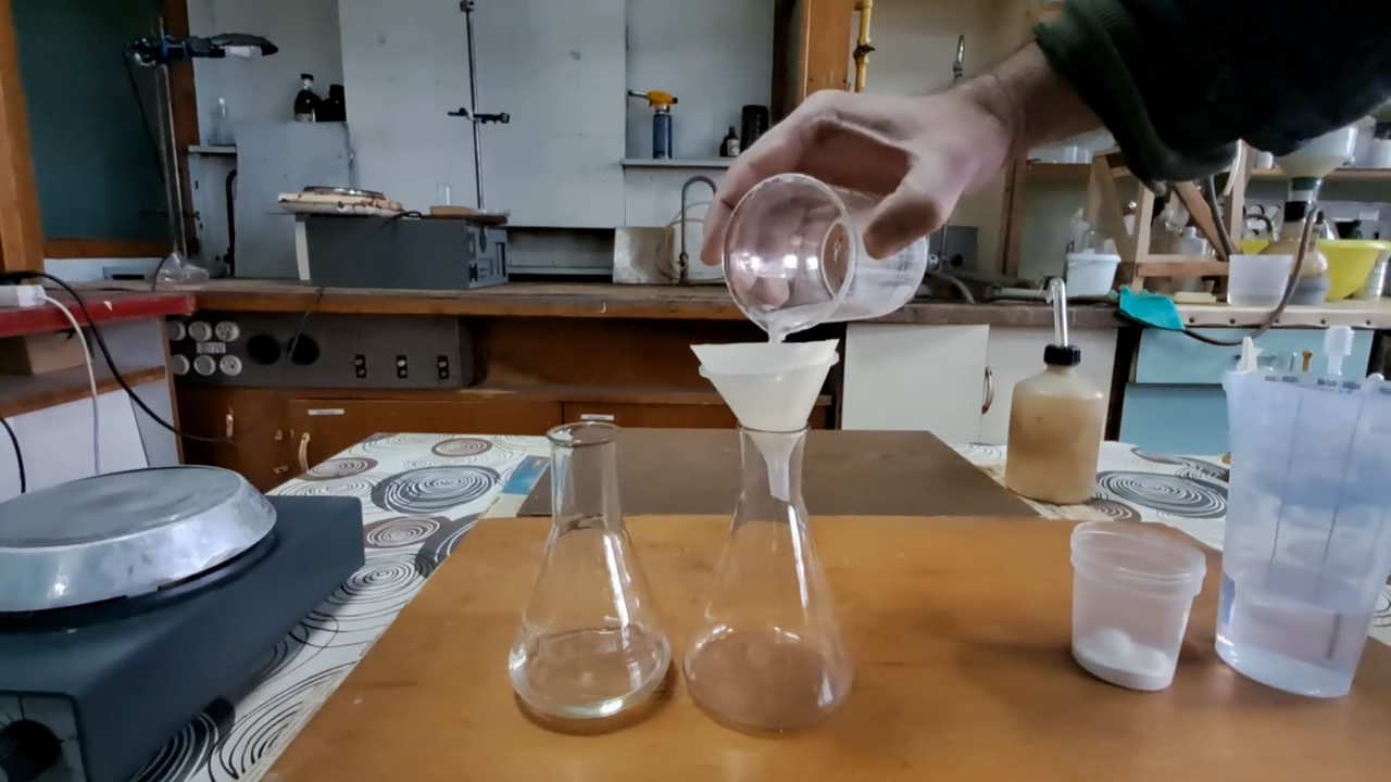 Reaction of Barium Sulfate with Sodium Carbonate (Experiment)