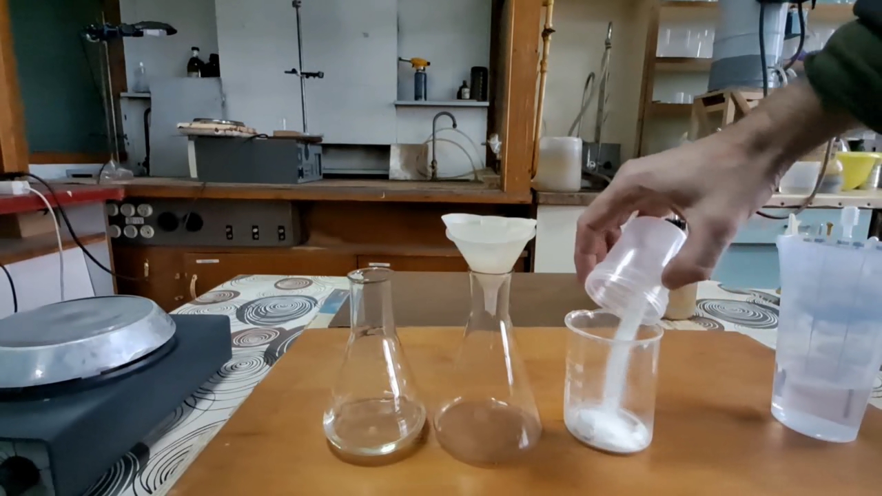 Reaction of Barium Sulfate with Sodium Carbonate (Experiment)