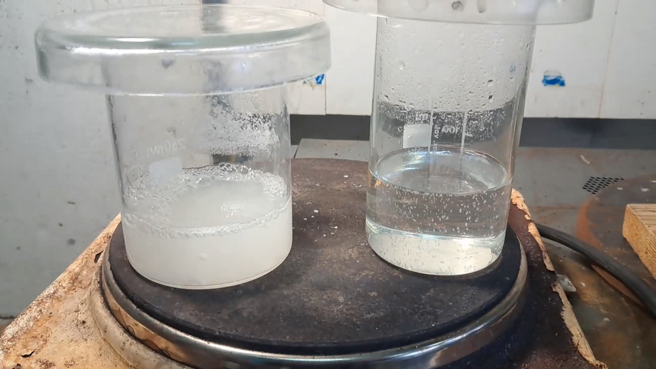 Reaction of Barium Sulfate with Sodium Carbonate (Experiment)
