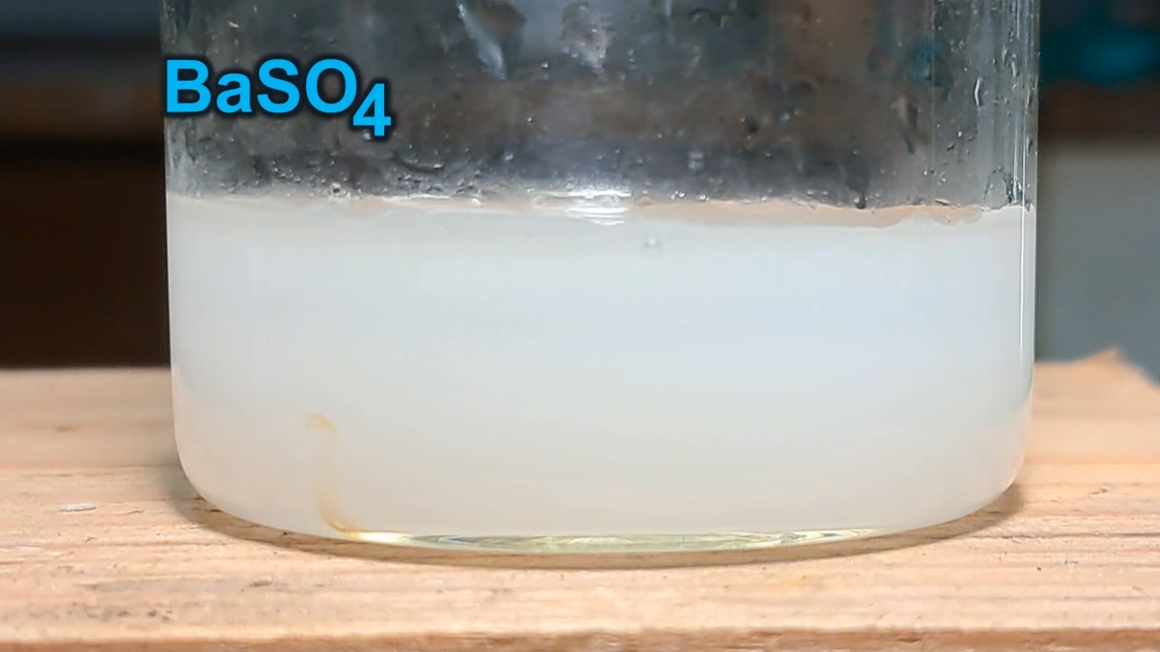 Reaction of Barium Sulfate with Sodium Carbonate (Final Part)