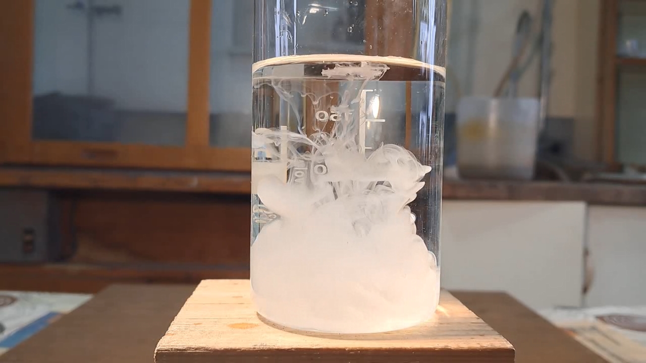 Reaction of Saturated Solution of Calcium Sulfate with Barium Nitrate