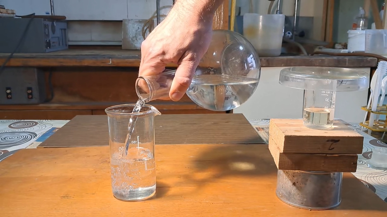 Reaction of Saturated Solution of Calcium Sulfate with Barium Nitrate