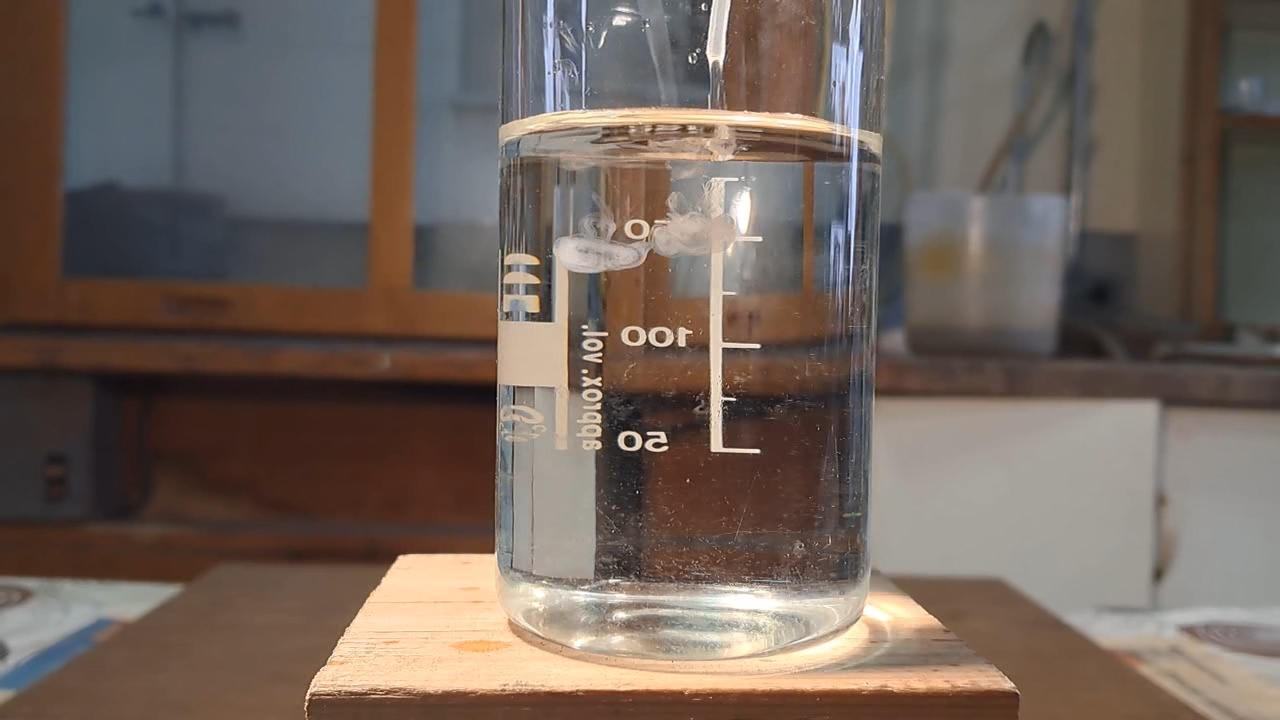 Reaction of Saturated Solution of Calcium Sulfate with Barium Nitrate