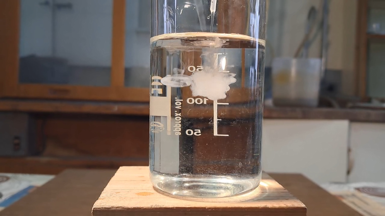 Reaction of Saturated Solution of Calcium Sulfate with Barium Nitrate