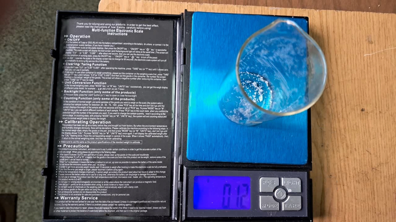 Reaction of Saturated Solution of Calcium Sulfate with Strontium Chloride