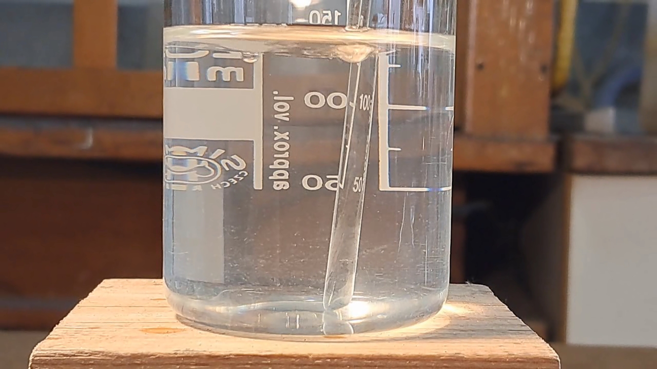 Reaction of Saturated Solution of Calcium Sulfate with Strontium Chloride