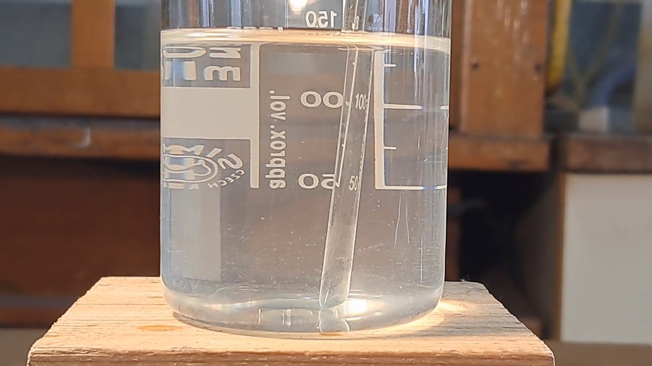 Reaction of Saturated Solution of Calcium Sulfate with Strontium Chloride