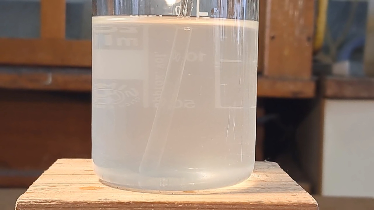 Reaction of Saturated Solution of Calcium Sulfate with Strontium Chloride