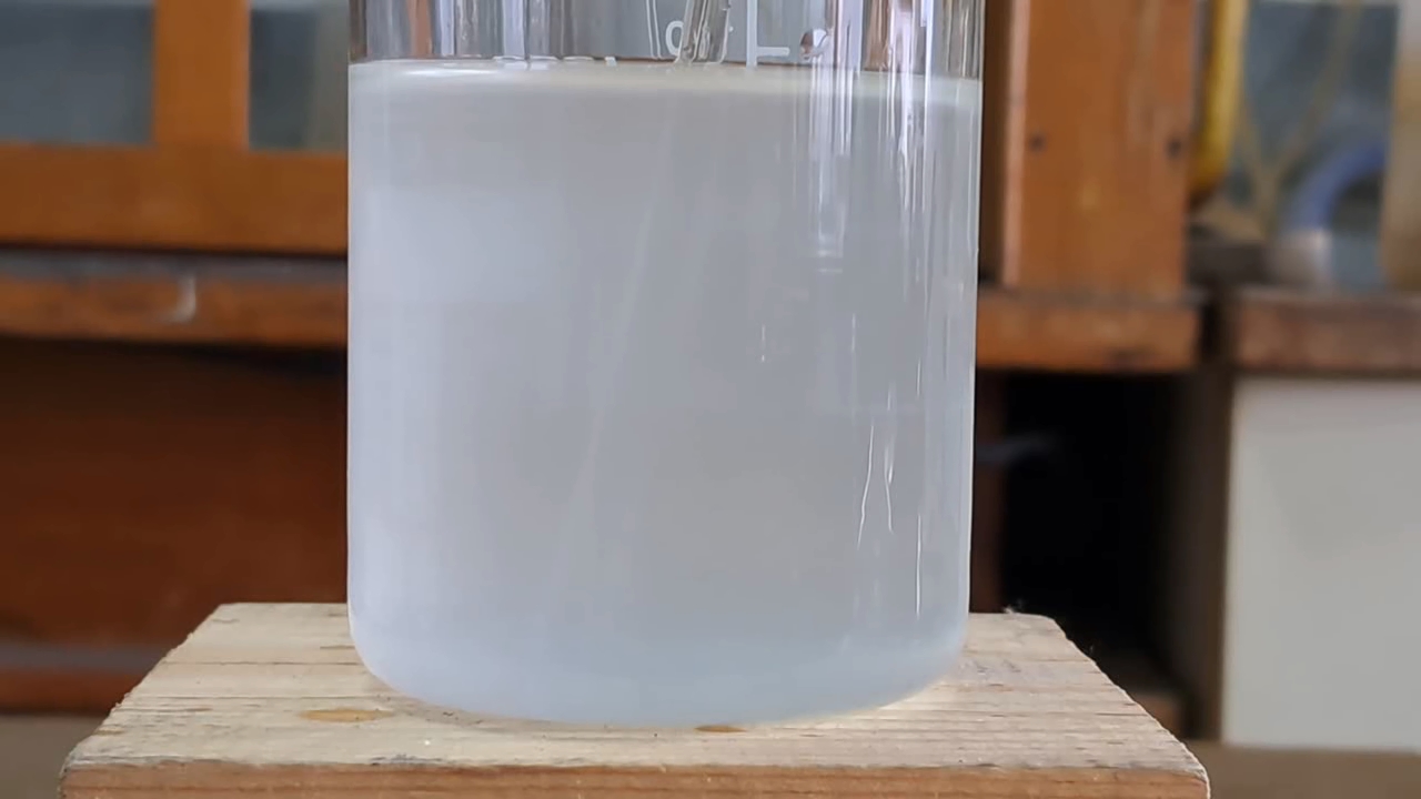 Reaction of Saturated Solution of Calcium Sulfate with Strontium Chloride