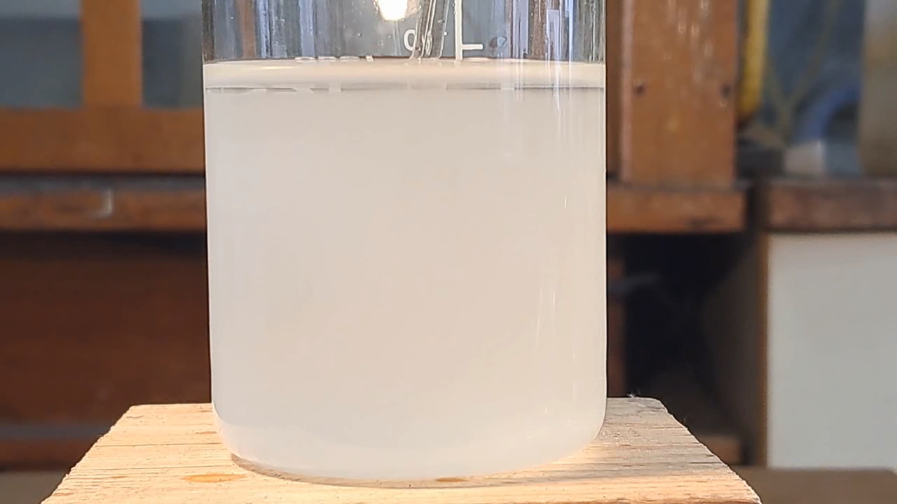 Reaction of Saturated Solution of Calcium Sulfate with Strontium Chloride