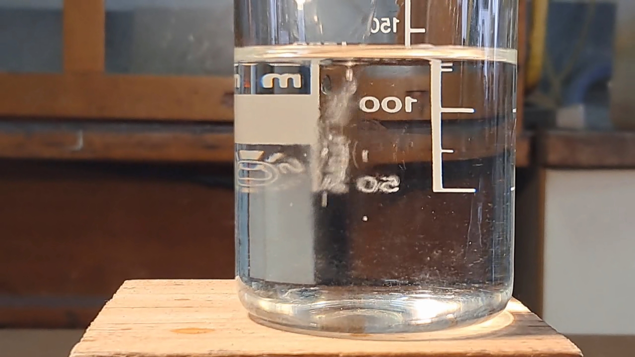 Reaction of Saturated Solution of Calcium Sulfate with Strontium Chloride