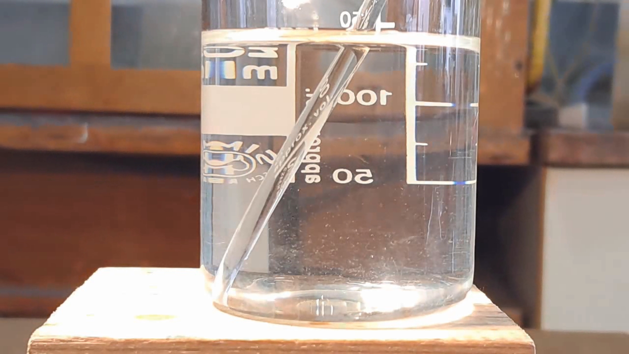Reaction of Saturated Solution of Calcium Sulfate with Strontium Chloride