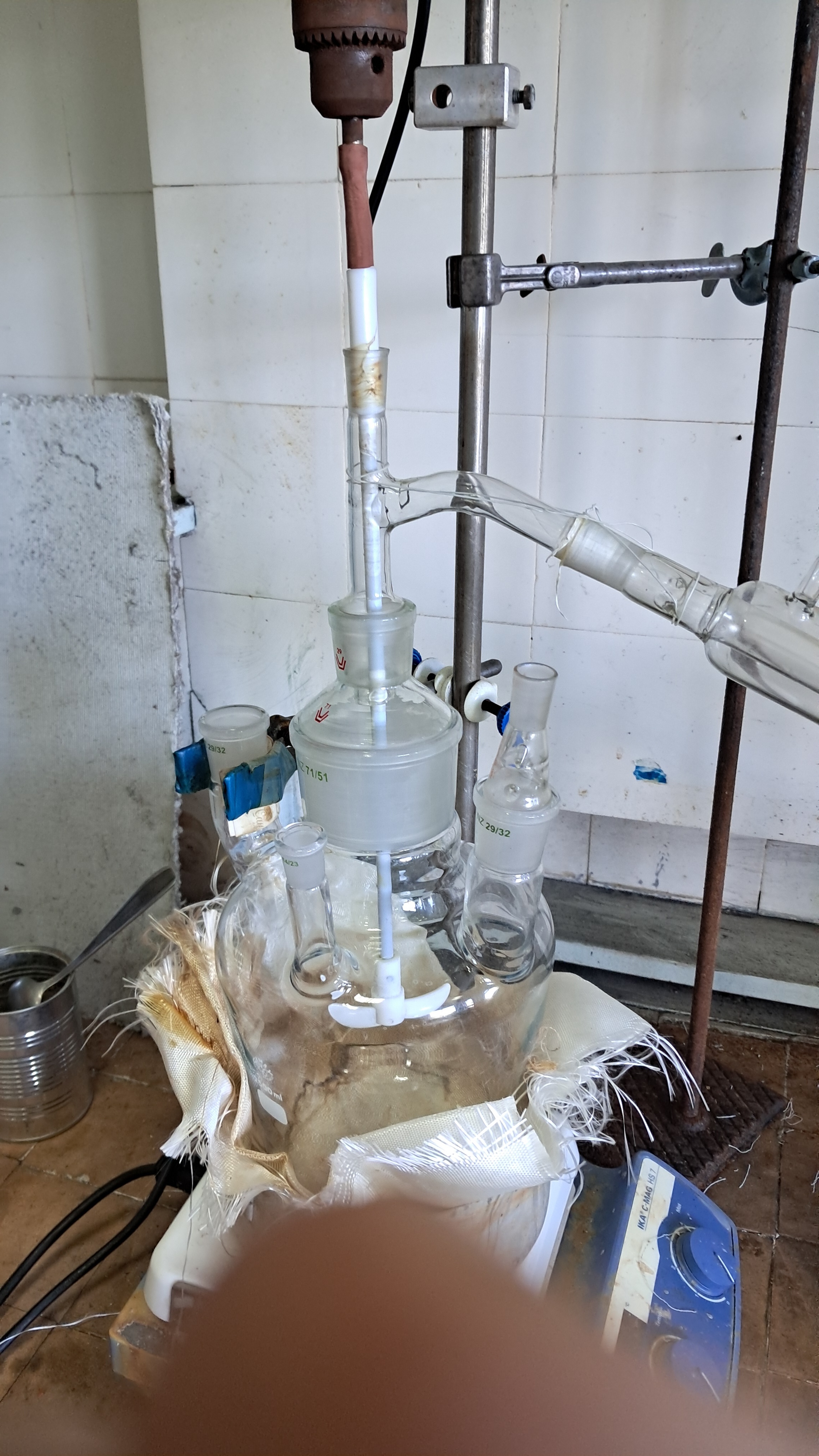 Repair of Condenser for Distillation in Unsuitable Conditions