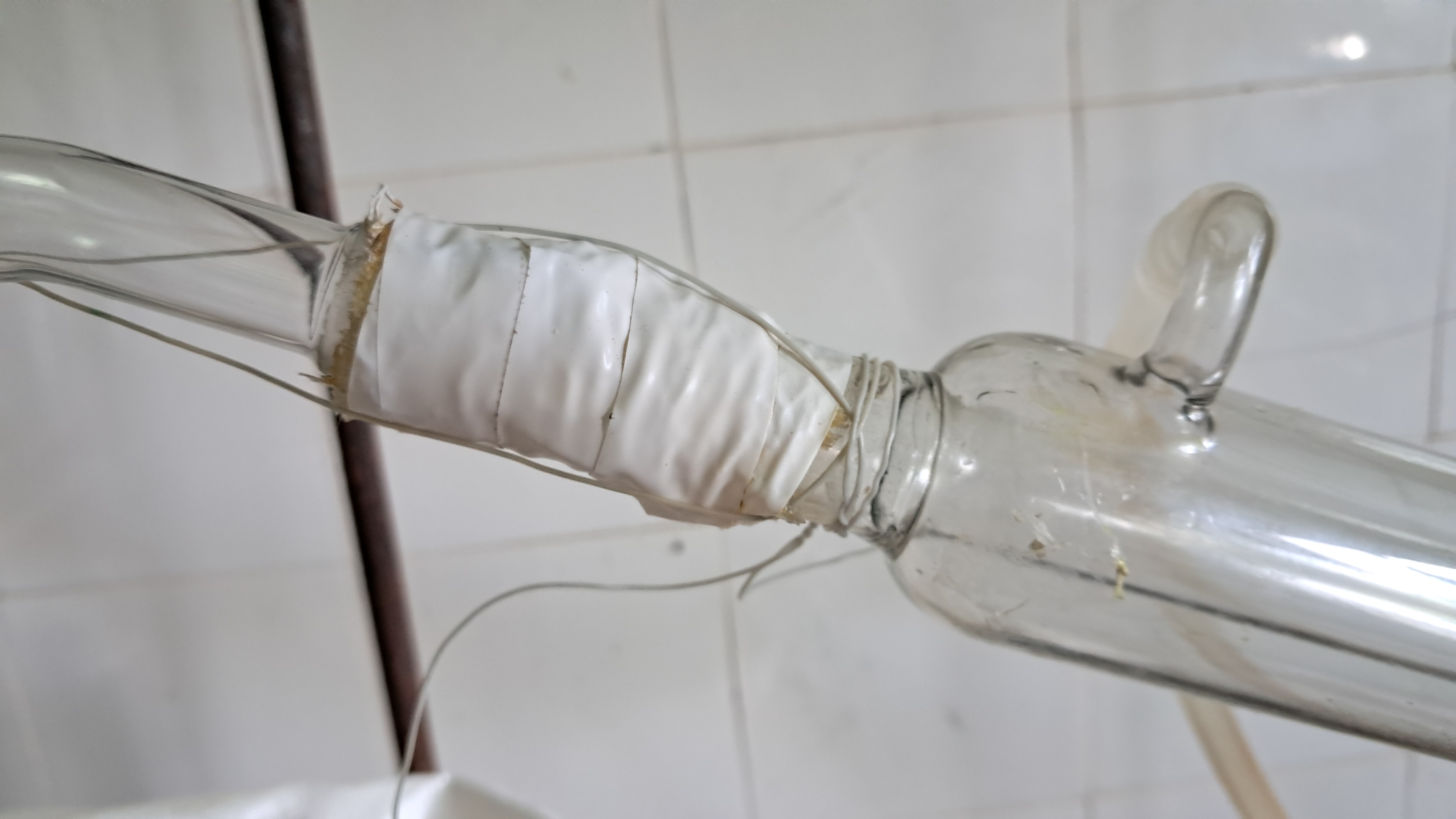 Repair of Condenser for Distillation in Unsuitable Conditions