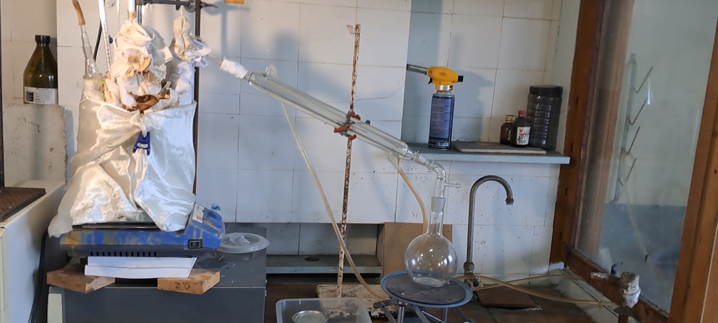 Repair of Condenser for Distillation in Unsuitable Conditions