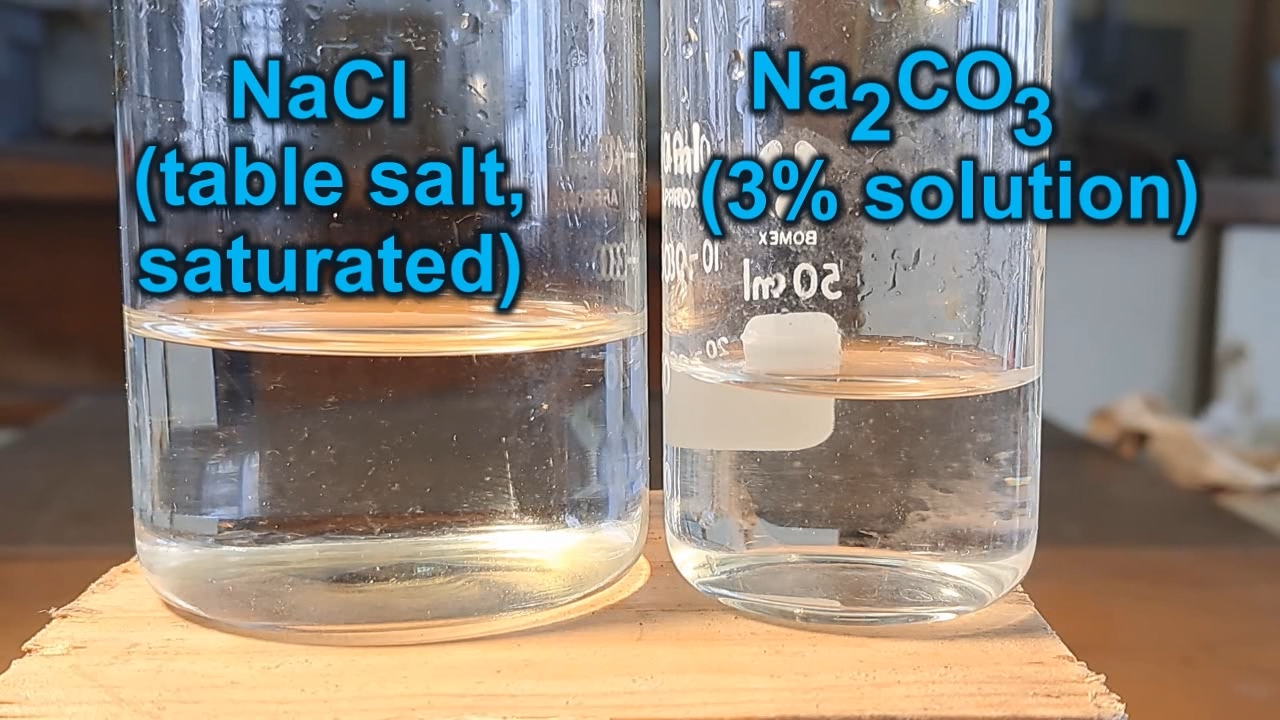 Reaction of Sodium Carbonate with Sodium Chloride